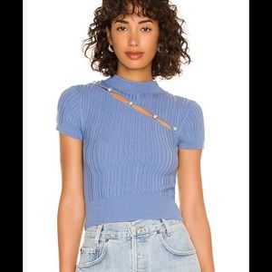 SONG OF STYLE - Kylin Short Sleeve Sweater (XS)